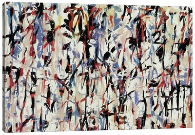 Pollock Wink XXXVIII Canvas Art Print - Similar to Jackson Pollock