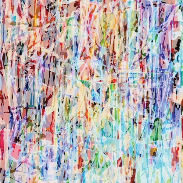 Similar To Jackson Pollock: Pollock Wink XXXIX by Angel Estevez