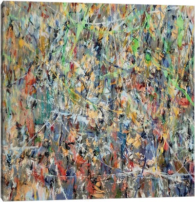 Pollock Wink XL Canvas Art Print - Similar to Jackson Pollock