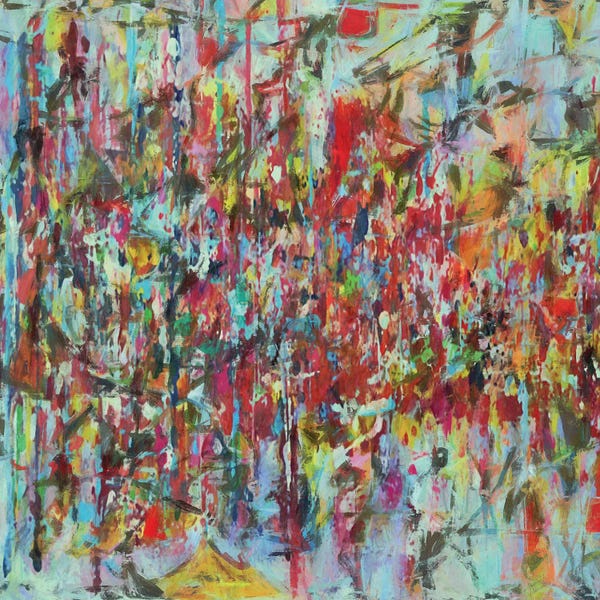 Similar To Jackson Pollock: Pollock Wink XLI by Angel Estevez