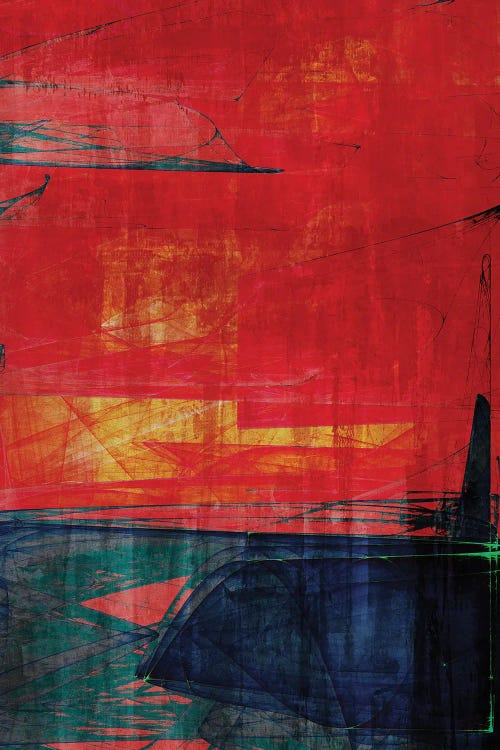 Red Twilight III by Angel Estevez wall art