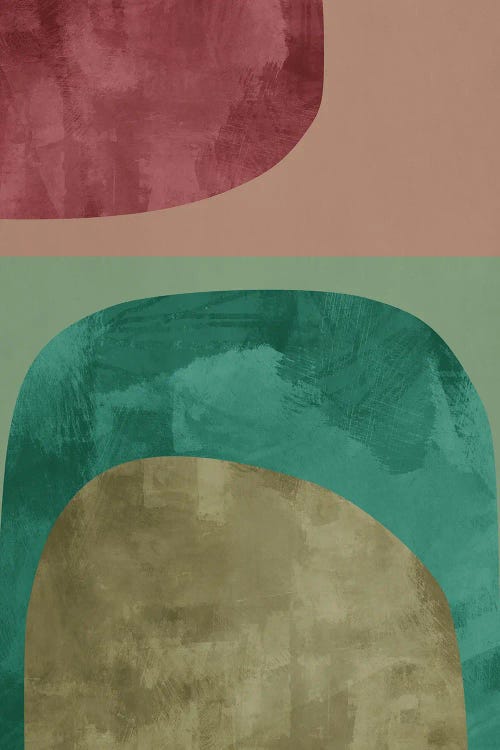 Rounded Pieces V by Angel Estevez wall art