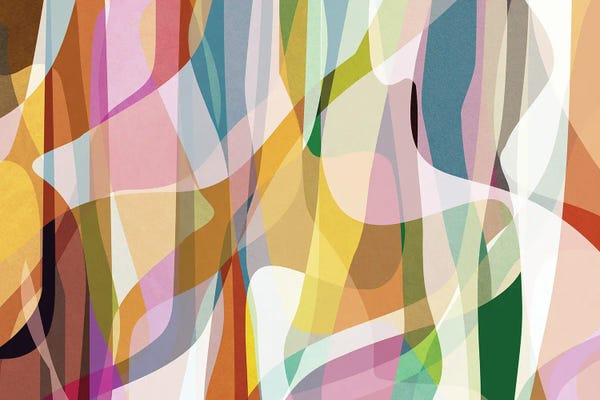 Angel Estevez: Sinuous And Transparent Shapes II by Angel Estevez