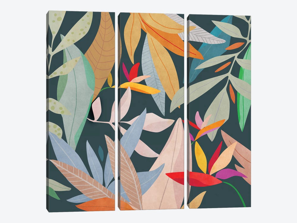 Tropical Garden VII by Angel Estevez 3-piece Art Print