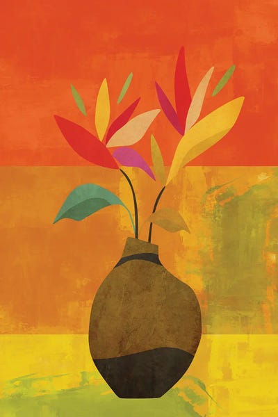 Angel Estevez: Vase With Flowers VI by Angel Estevez