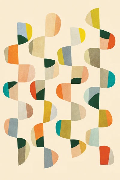 Zig Zag II by Angel Estevez framed wall art