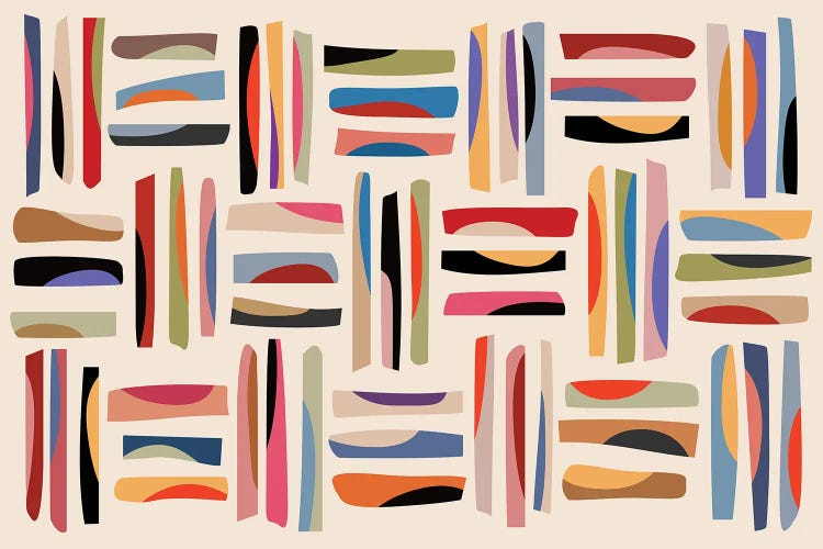 Colored Parts V by Angel Estevez wall art