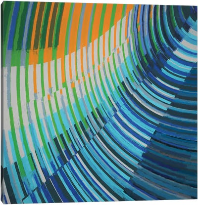 Curved Lines Canvas Art Print - Angel Estevez