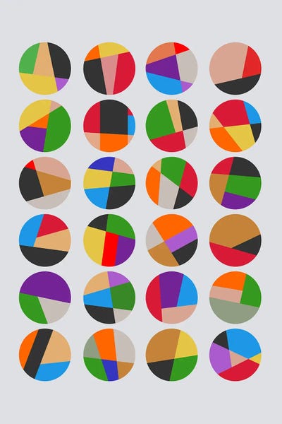 Angel Estevez: Colorful Circles by Angel Estevez