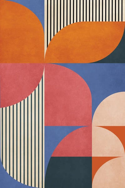 Dopamine Decor: Geometric Concept LXXXVII by Angel Estevez