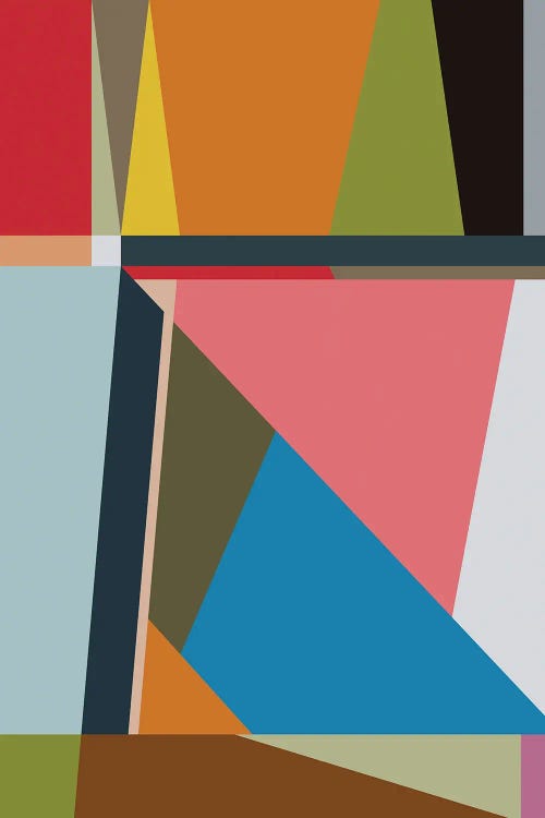 Geometrism by Angel Estevez wall art