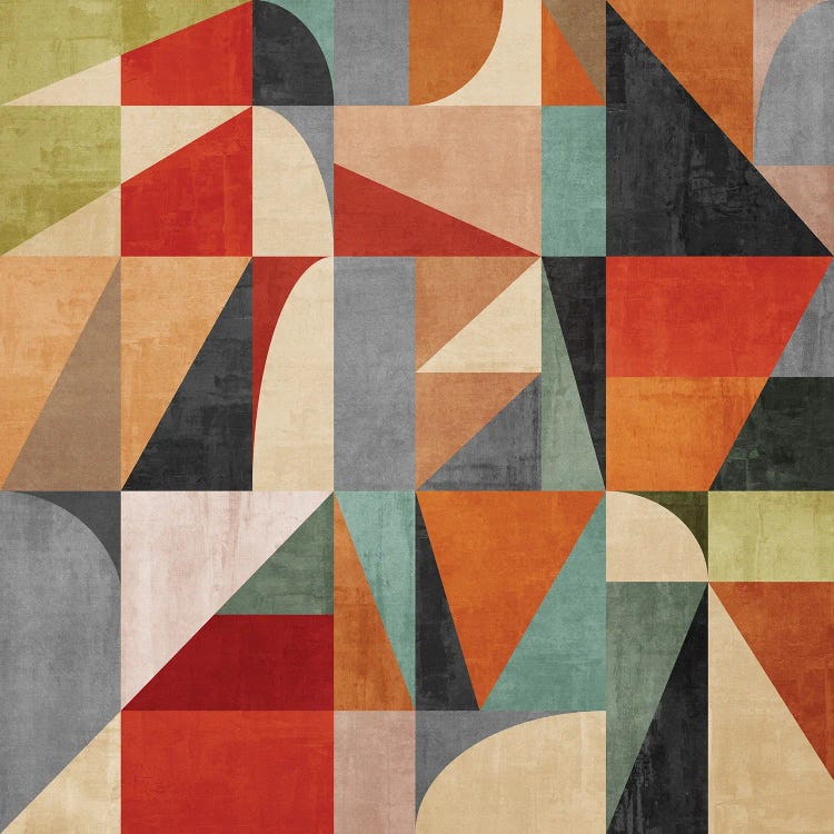 Geometric Construction XXX by Angel Estevez wall art