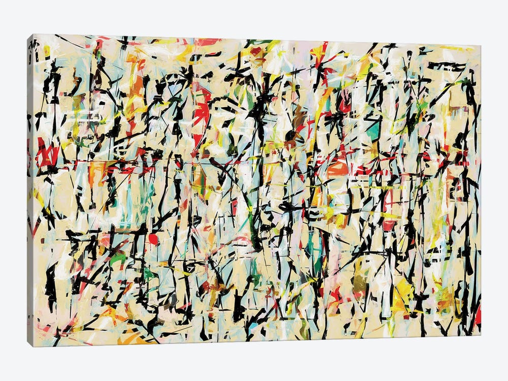 Pollock Wink XLII by Angel Estevez 1-piece Canvas Artwork