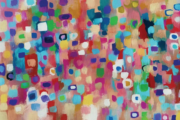 Colorful Abstracts: Joy Of Colors II by Angel Estevez