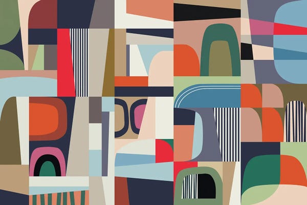 Angel Estevez: Geometric Construction XLI by Angel Estevez