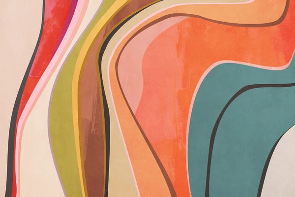 Angel Estevez: Sinuous Shapes VII by Angel Estevez