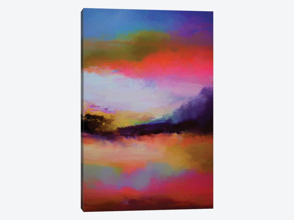 Mountains At Twilight by Angel Estevez 1-piece Canvas Artwork