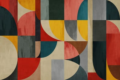 Geometric Concept XCV by Angel Estevez canvas print