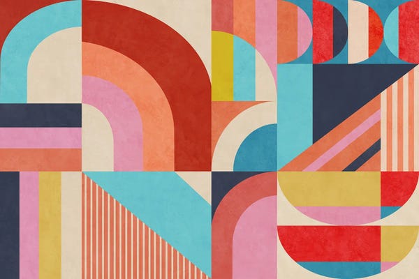 Angel Estevez: Geometric Construction XLIX by Angel Estevez