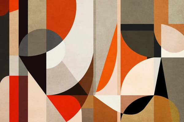 Bauhaus: Geometric Construction LII by Angel Estevez