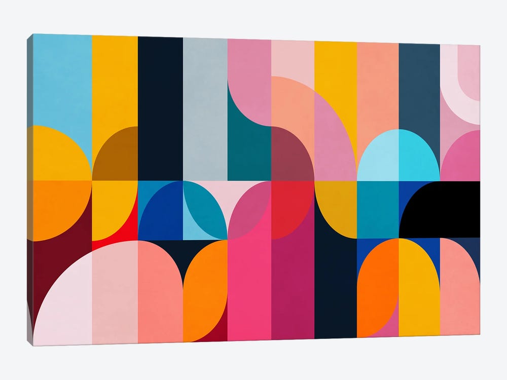 Joy Of Colors VII by Angel Estevez 1-piece Canvas Art Print