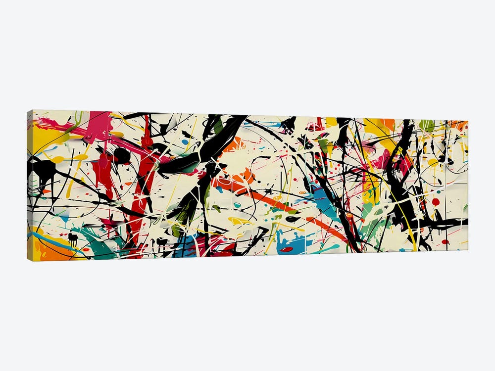 Pollock Wink LI by Angel Estevez 1-piece Canvas Artwork