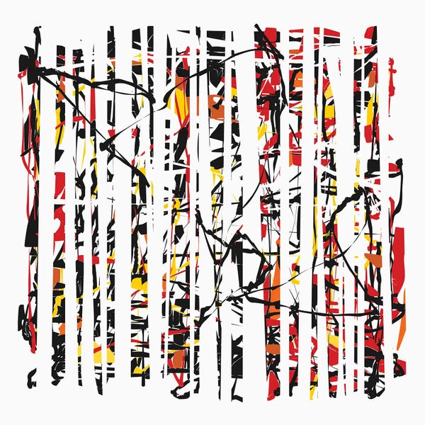 Linear Abstract: Between Cracks III by Angel Estevez