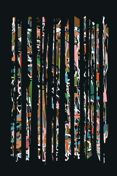 Linear Abstract: Between Cracks IV by Angel Estevez