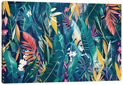 Tropical Scenery IV Canvas Art Print - Angel Estevez