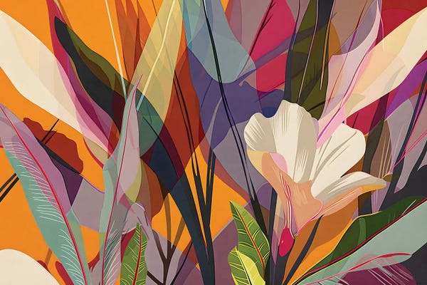 Angel Estevez: Colorful Foliage II by Angel Estevez