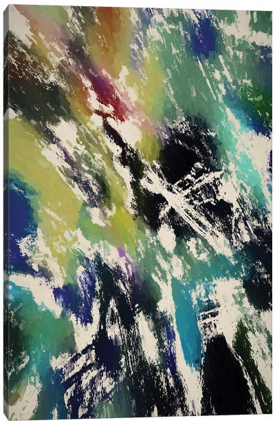 Failed Traces Canvas Art Print - Similar to Jackson Pollock