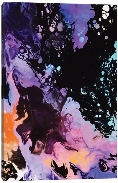 Fluid Ink Canvas Art Print - Similar to Jackson Pollock