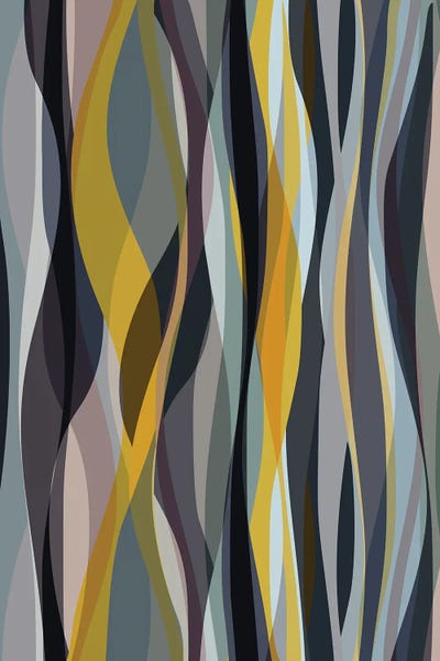 Linear Abstract: Interlaced Shapes by Angel Estevez