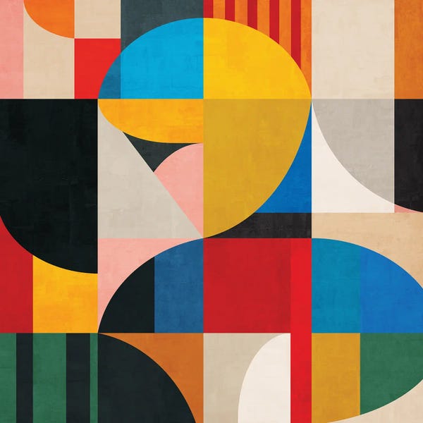 Bauhaus: Geometric Construction LVI by Angel Estevez