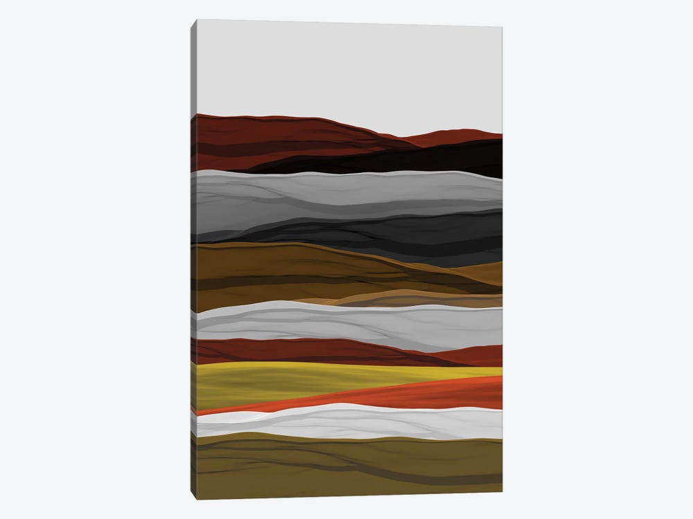 Colorful Mountains by Angel Estevez 1-piece Canvas Print