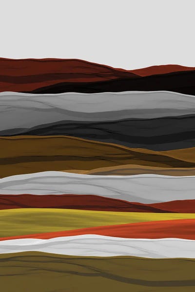 Angel Estevez: Colorful Mountains by Angel Estevez
