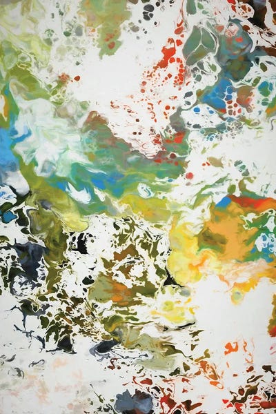 Paint Remnants by Angel Estevez canvas print