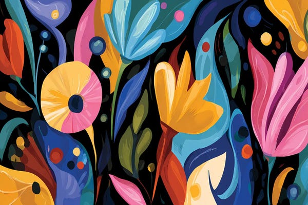 Angel Estevez: Dynamic Floral Harmony by Angel Estevez