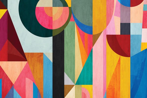 Angel Estevez: Vibrant Bauhaus Inspired Geometry by Angel Estevez