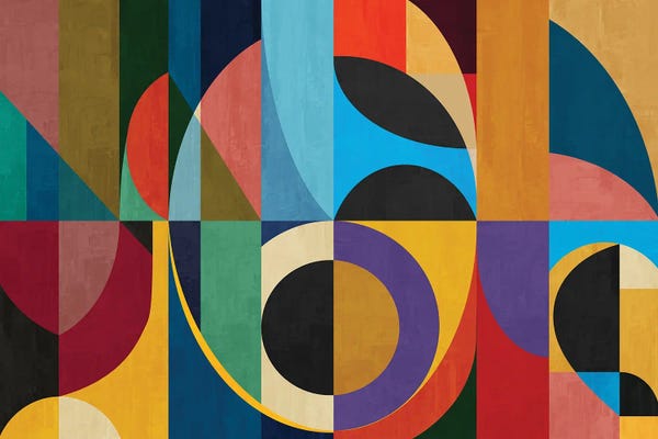 Bauhaus Inspired Color Geometry