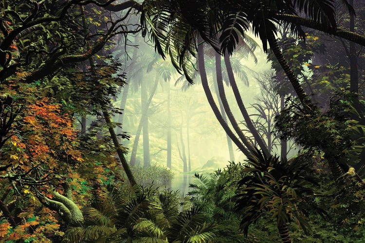 Exciting Jungle by Angel Estevez wall art