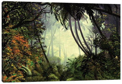 Exciting Jungle Canvas Art Print - Jungles