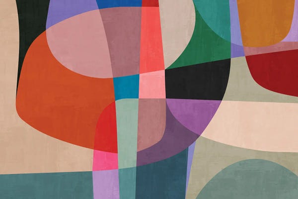 Geometric Overlapping Shapes