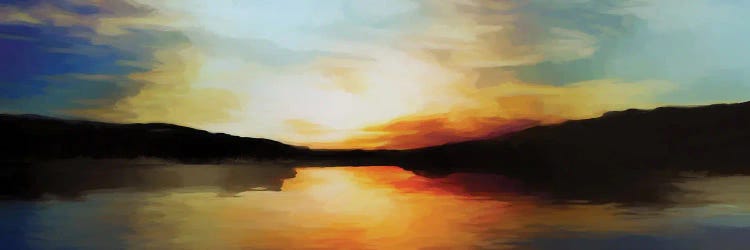 Vibrant Sunset by Angel Estevez wall art