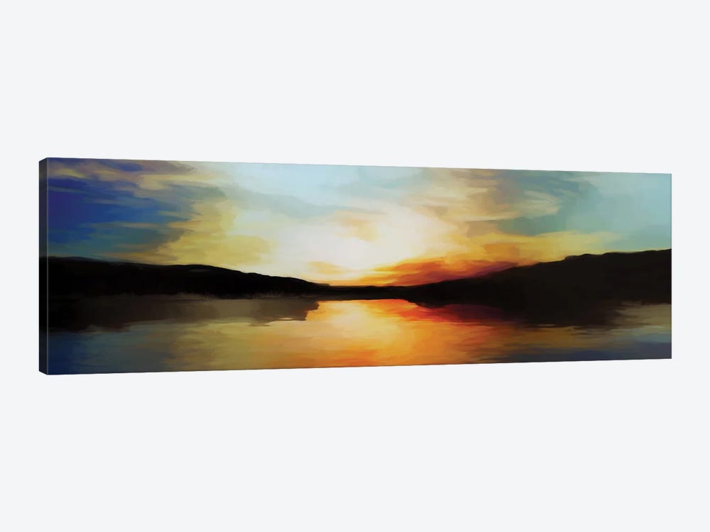 Vibrant Sunset by Angel Estevez 1-piece Canvas Art