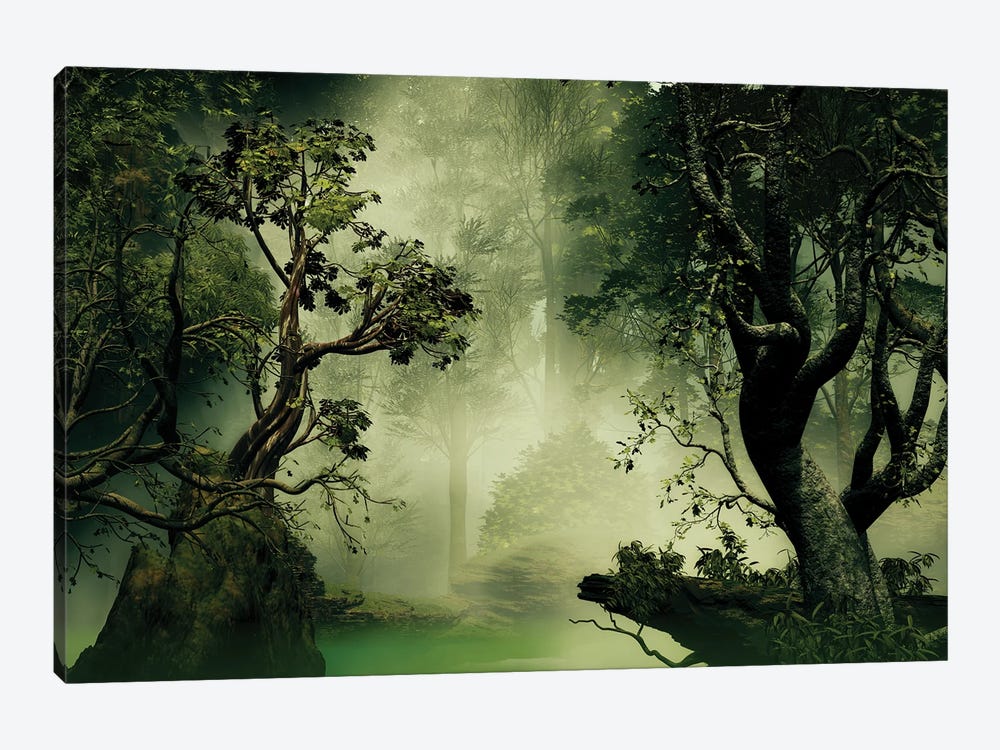 Exuberant Jungle by Angel Estevez 1-piece Canvas Print