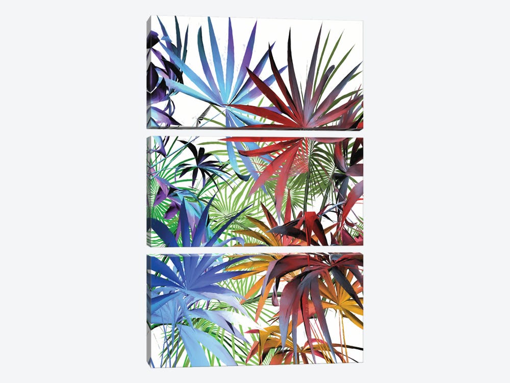 Tropical Foliage II by Angel Estevez 3-piece Canvas Art Print