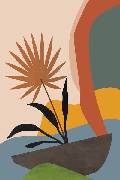 The Cut Outs Collection: Minimal Tropical Scenery by Angel Estevez