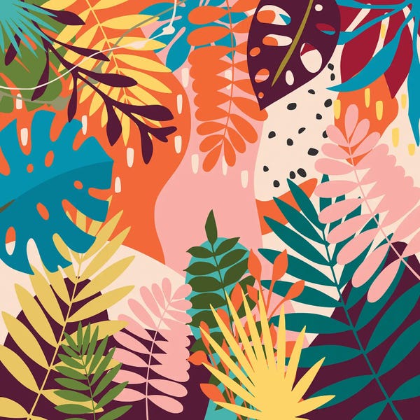The Cut Outs Collection: Tropical Garden by Angel Estevez