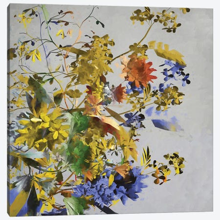 Flowers With Golden Predominance Canvas Print #AEZ234} by Angel Estevez Canvas Print
